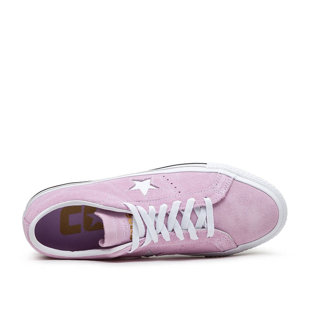 Converse One Star Pro Vintage Suede (Roze / Wit)