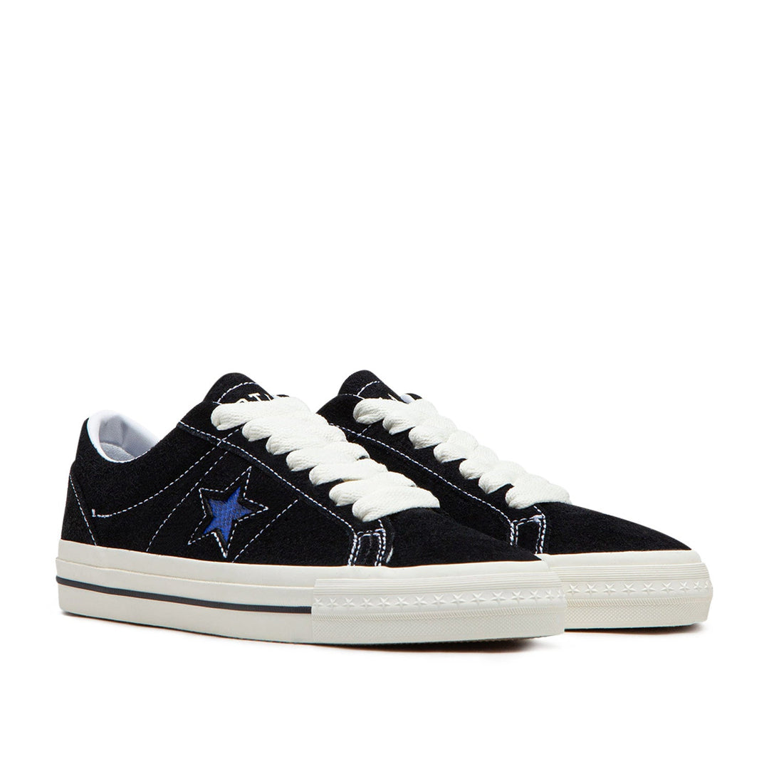 Converse x Quartersnacks One Star OX (Zwart / Blauw)