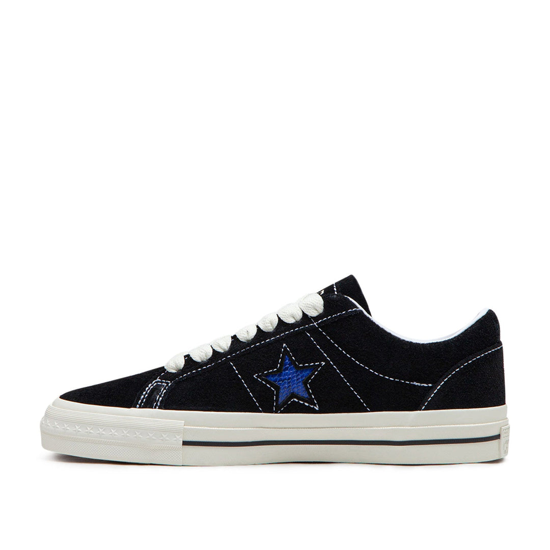 Converse x Quartersnacks One Star OX (Zwart / Blauw)