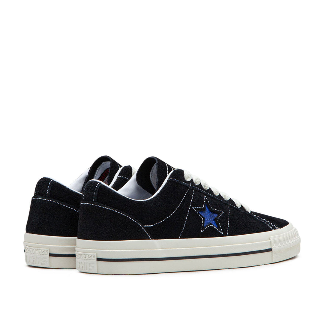 Converse x Quartersnacks One Star OX (Zwart / Blauw)