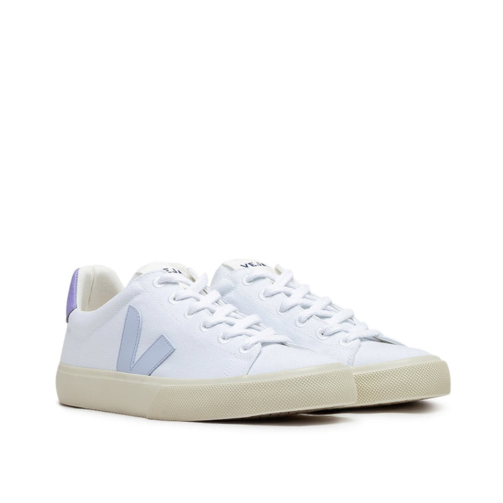 Veja WMNS Campo Canvas (wit / lichtblauw / lavendel)