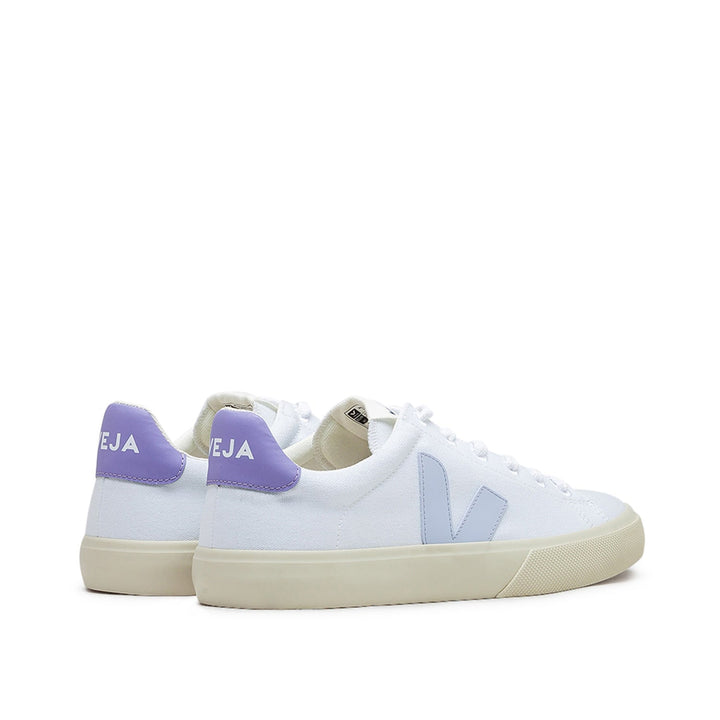 Veja WMNS Campo Canvas (wit / lichtblauw / lavendel)