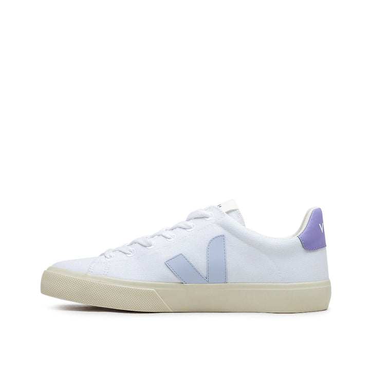 Veja WMNS Campo Canvas (wit / lichtblauw / lavendel)