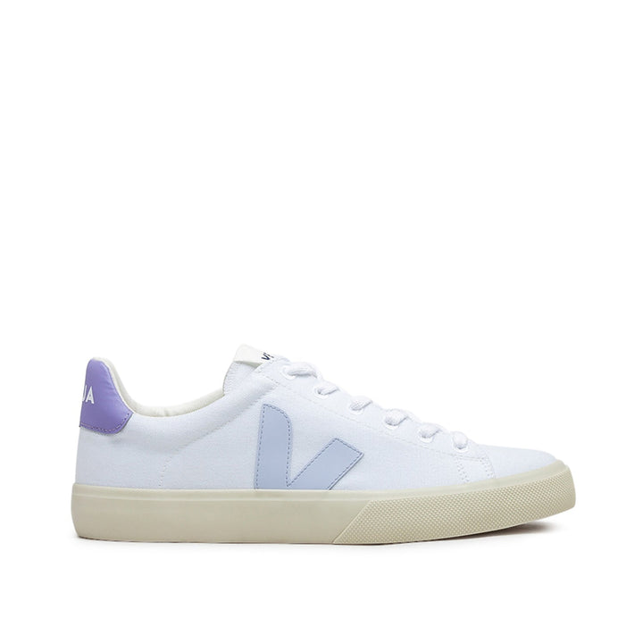 Veja WMNS Campo Canvas (wit / lichtblauw / lavendel)