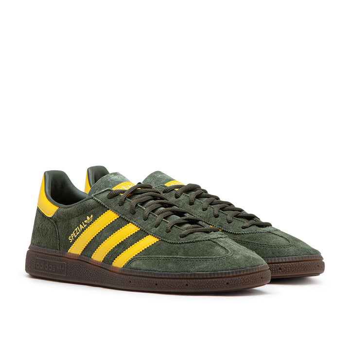 adidas Handball Spezial Sneakers in Olive and Yellow