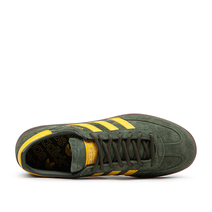 adidas Handball Spezial Sneakers in Olive and Yellow