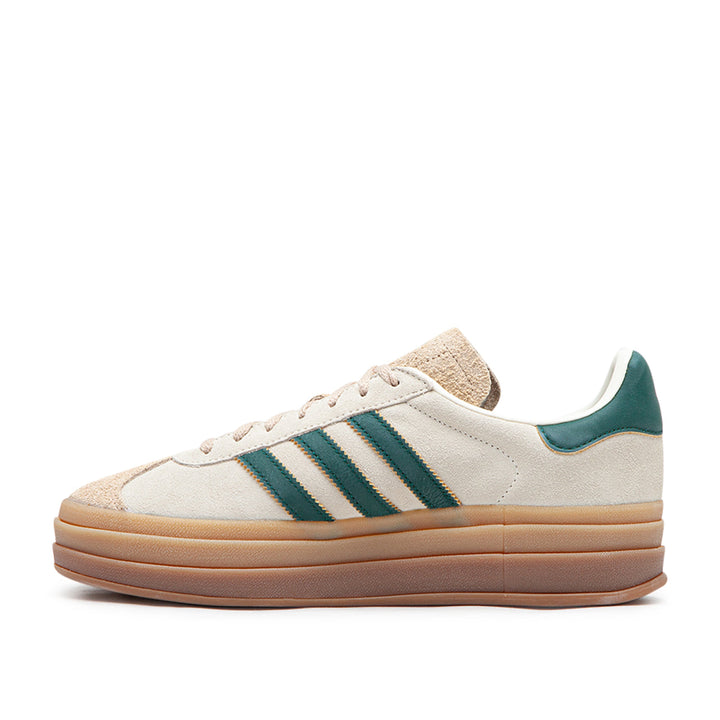 adidas WMNS Gazelle Bold (Beige / Green / Gum)