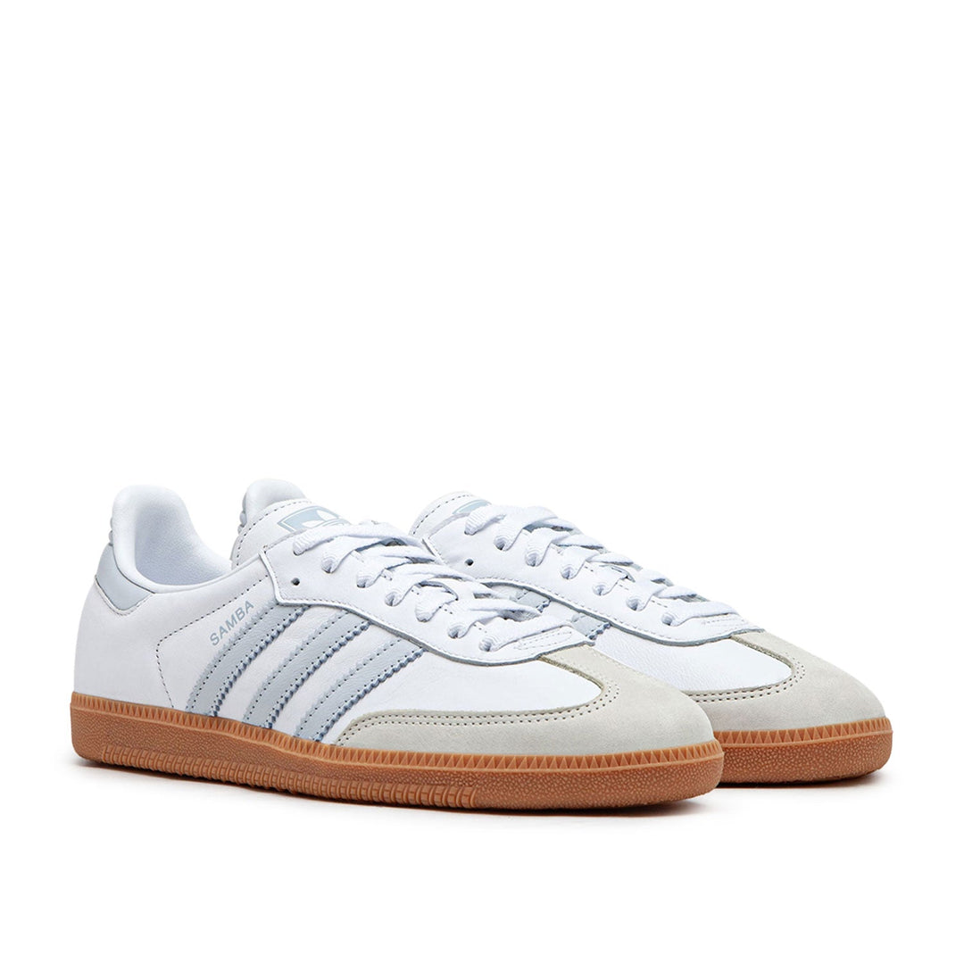 adidas WMNS Samba OG (Wit / Lichtblauw / Gom)