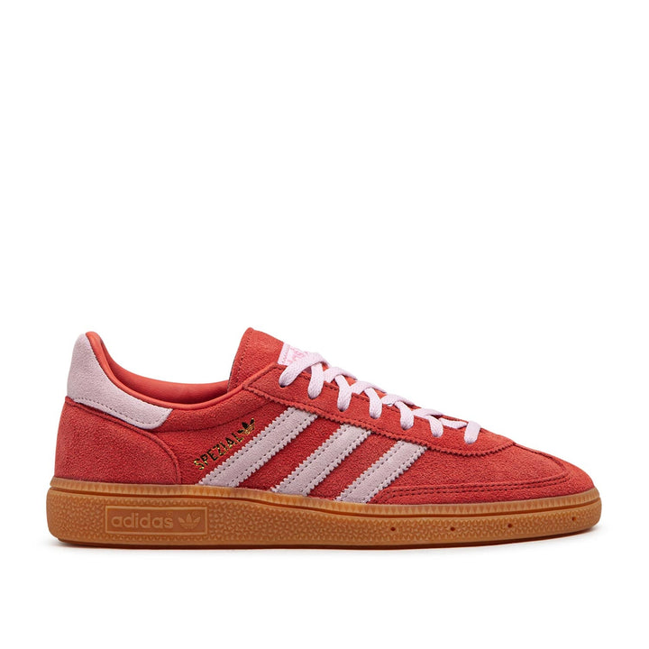 adidas Women's Handball Spezial Sneakers (Red/Rose/Gum)