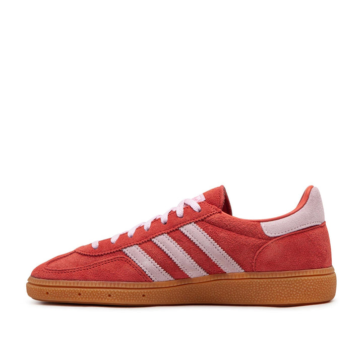 adidas Women's Handball Spezial Sneakers (Red/Rose/Gum)