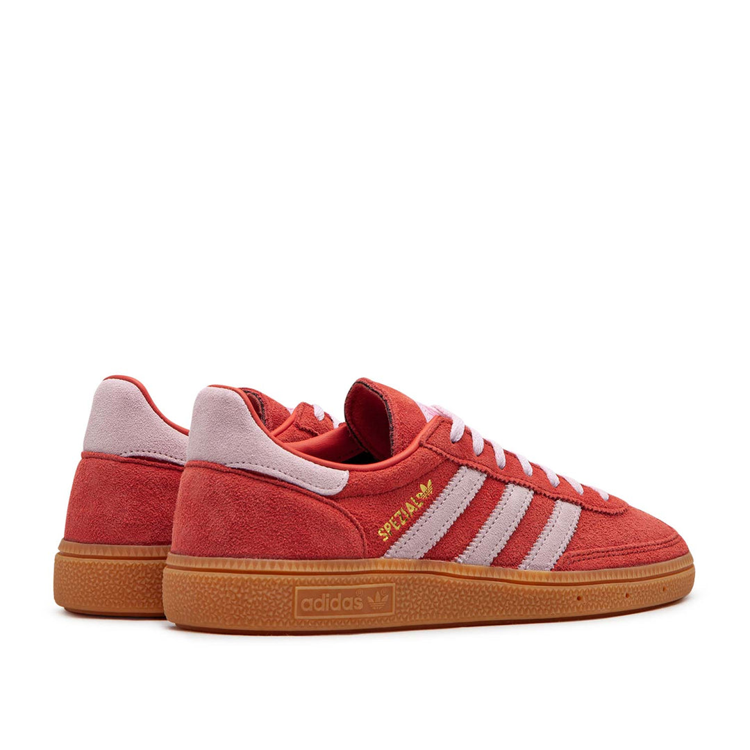 adidas Women's Handball Spezial Sneakers (Red/Rose/Gum)