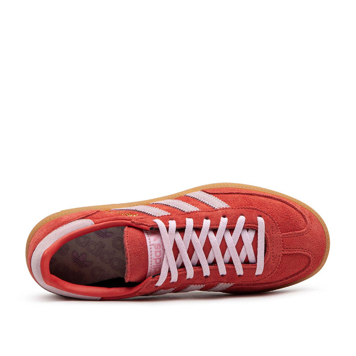 adidas Women's Handball Spezial Sneakers (Red/Rose/Gum)