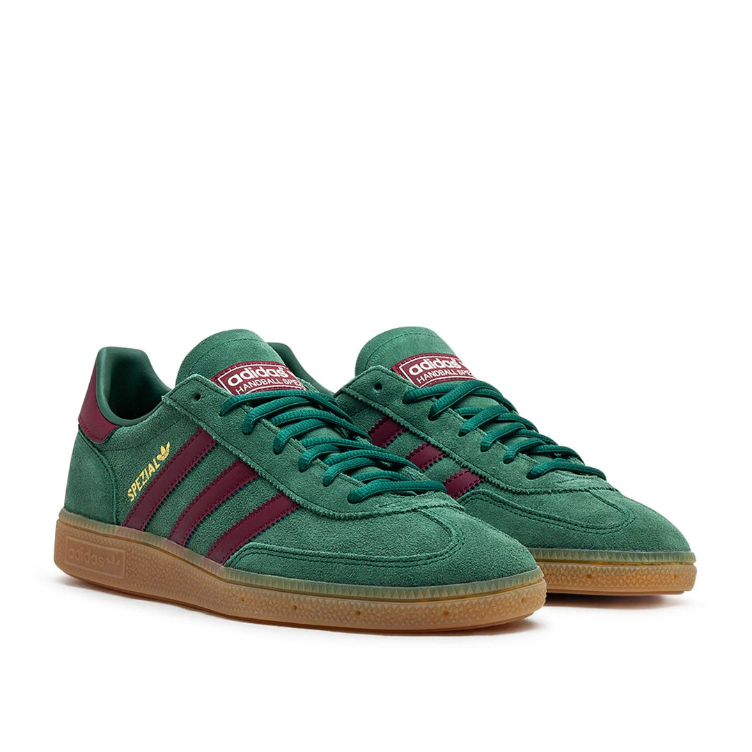 adidas Handball Spezial Sneakers in Dark Red and Dark Green