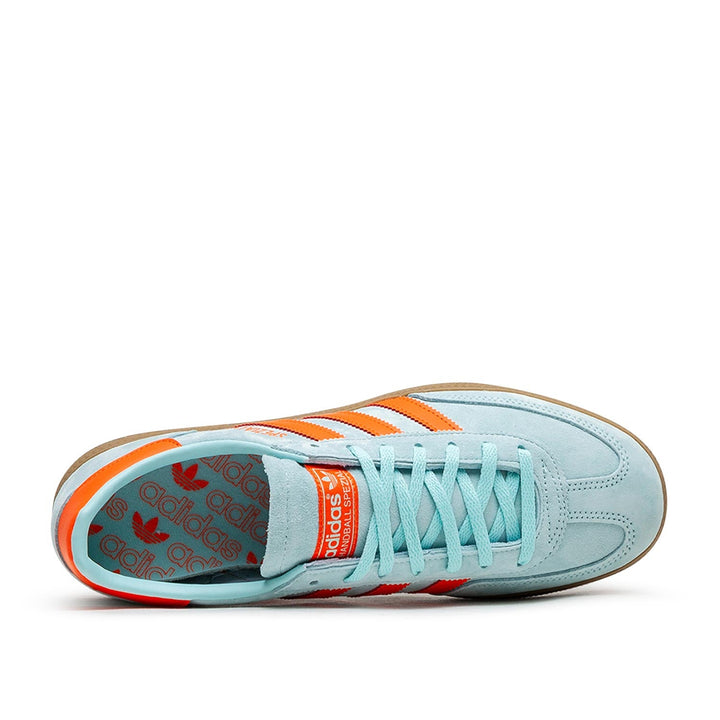 adidas Dames Handbal Spezial Sneakers (Blauw/Oranje)