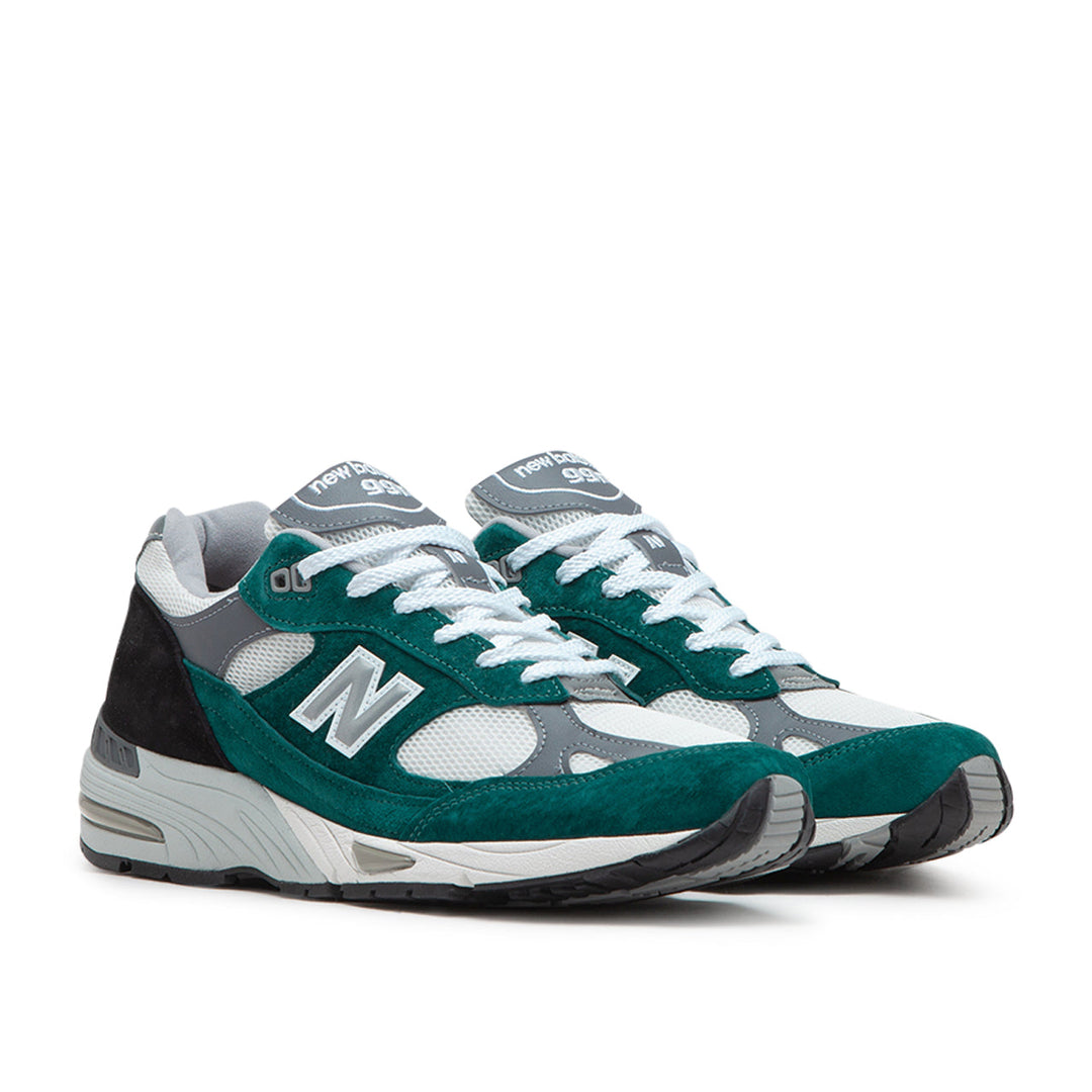 New Balance M991TLK "Pacific" Made in UK (Green / White / Grey)