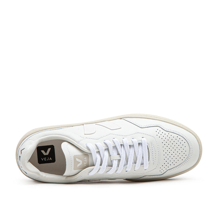 Veja V-90 Leer (Wit)