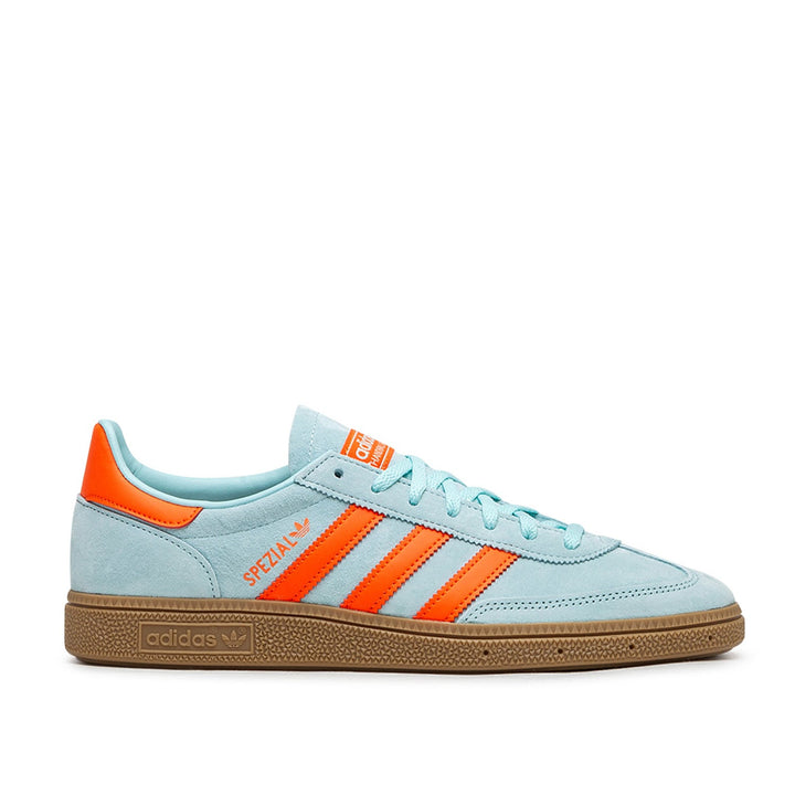 adidas Dames Handbal Spezial Sneakers (Blauw/Oranje)