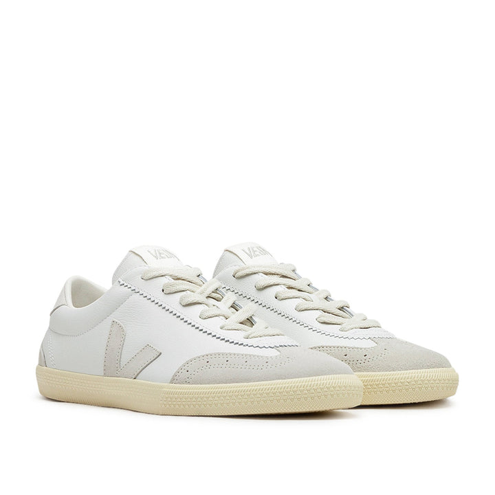 Veja Volley OT Leer (Wit / Beige)