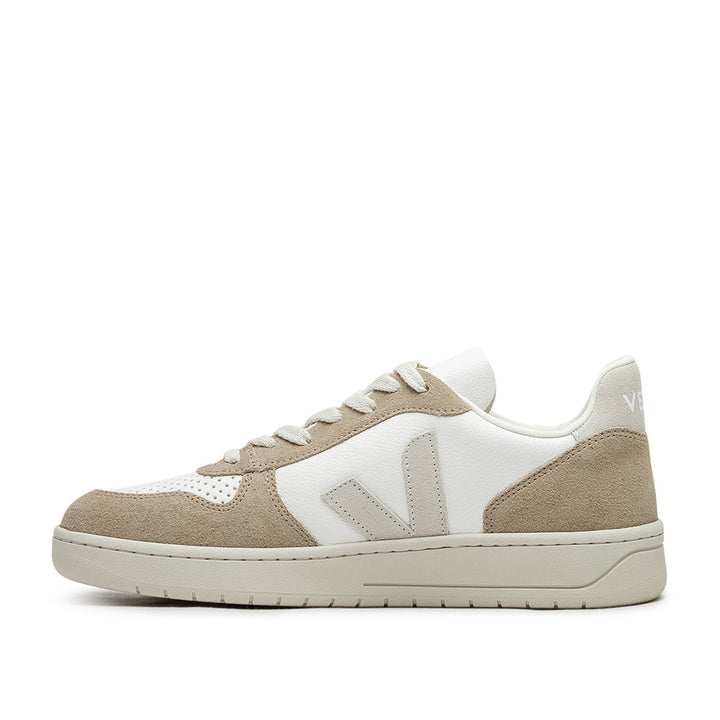 Veja V-10 Leer (Beige / Bruin)