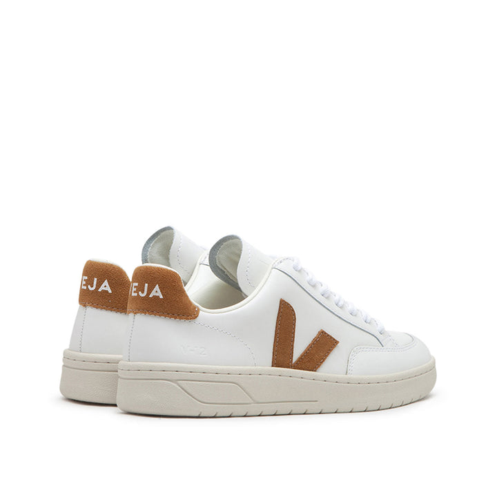 Veja WMNS V-12 Leer (Wit / Bruin)