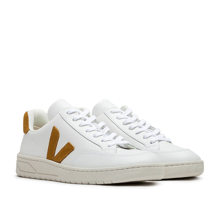 Veja V-12 Leather (White / Brown)