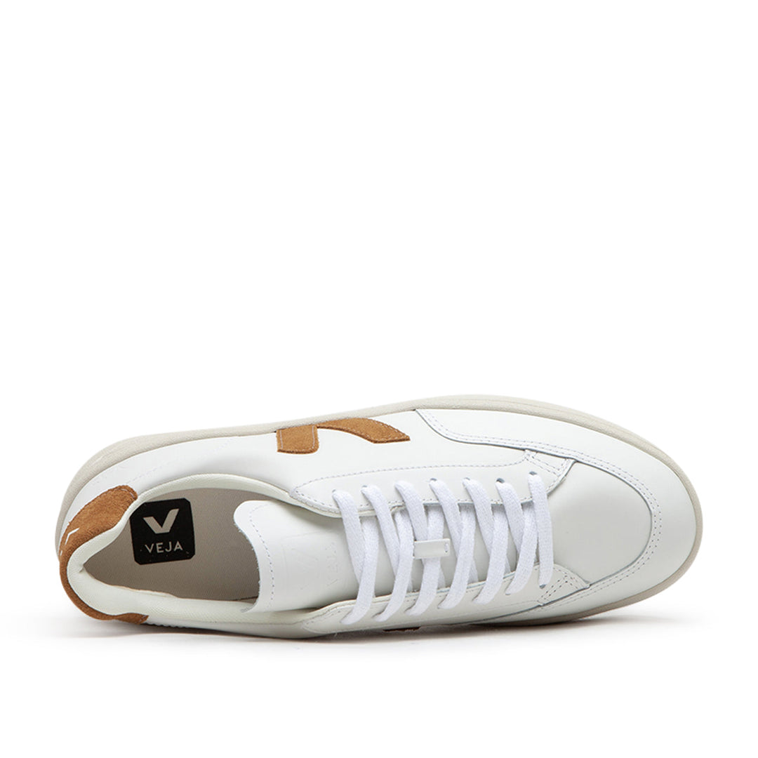 Veja V-12 Leather (White / Brown)