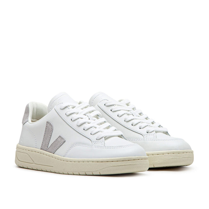 Veja WMNS V-12 Leather (White / Grey)