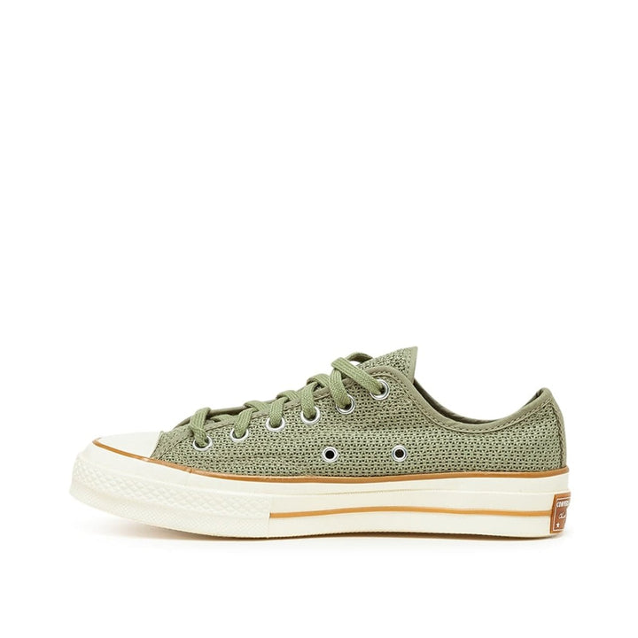 Converse ademende Chuck 70 Low Top (Khaki / Wit)