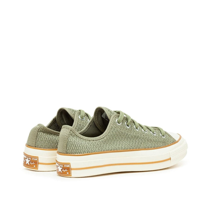 Converse ademende Chuck 70 Low Top (Khaki / Wit)