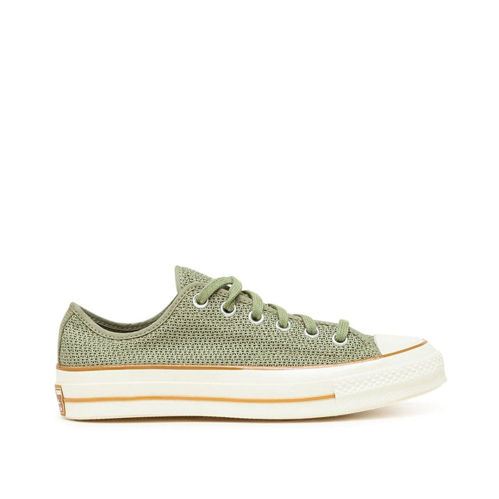 Converse ademende Chuck 70 Low Top (Khaki / Wit)