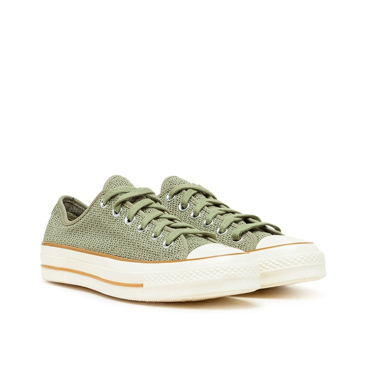 Converse ademende Chuck 70 Low Top (Khaki / Wit)