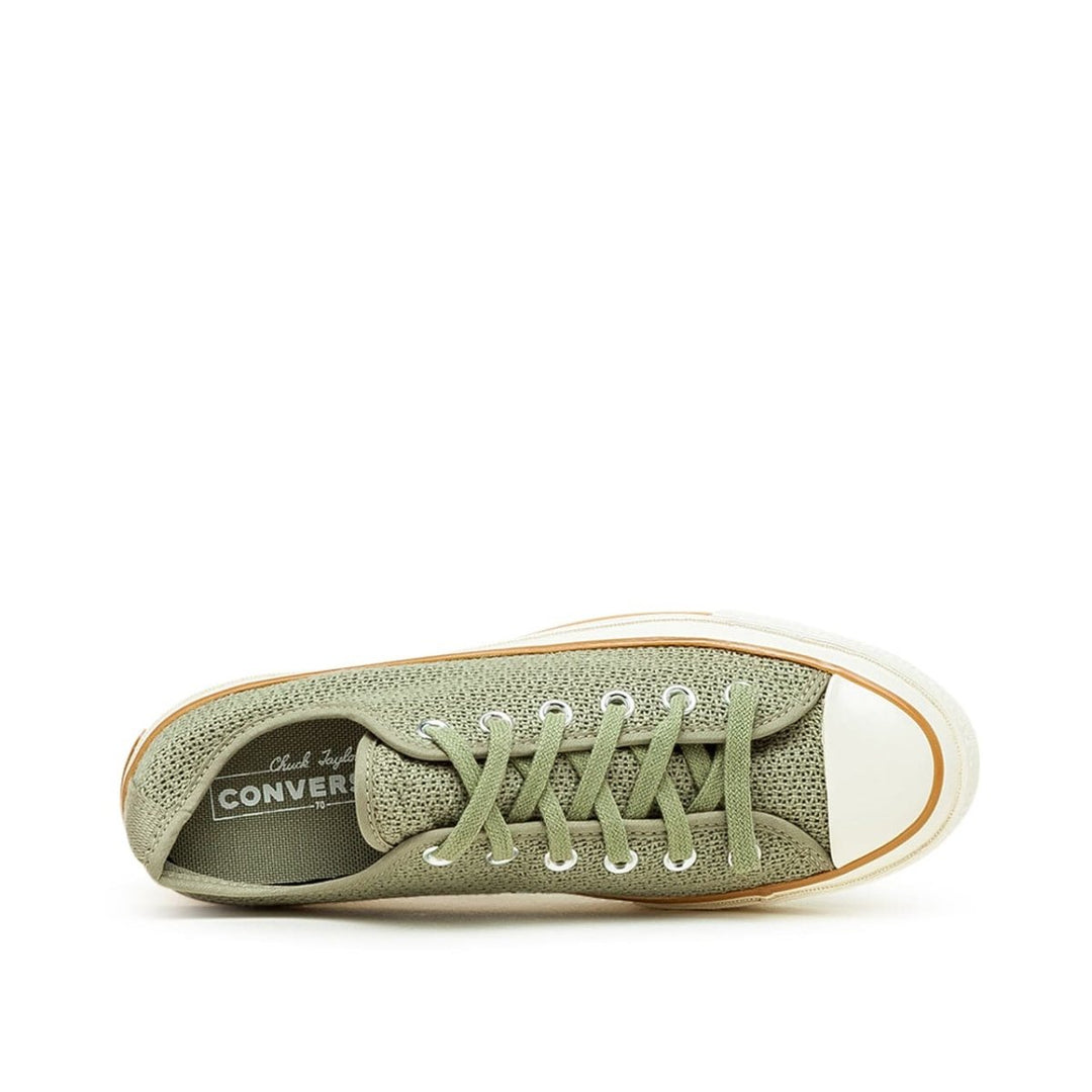 Converse ademende Chuck 70 Low Top (Khaki / Wit)