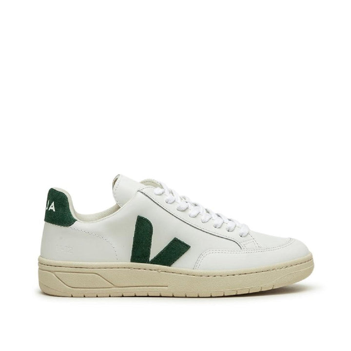 Veja WMNS V-12 Leather (White / Green)